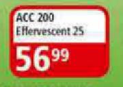 ACC 200 Effervescent-25's pack