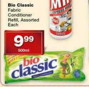 Bio Classic Fabric Conditioner Refill Assorted-500ml