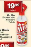 Mr. Min Express Mist Furniture Polish-345ml 