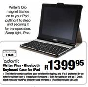 Adonit Writer Plus-Bluetooth Keyboard Case For iPad