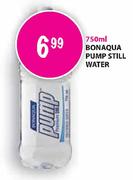 Bonaqua Pump Still Water-750ml