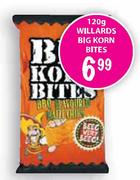 Willards Big Korn Bites-120gm
