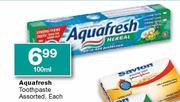 Aquafresh Toothpaste Assorted-100ml Each