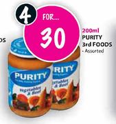 Purity 3rd Foods-4 x 200ml