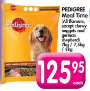 Pedigree Meal Time-7kg/7.5kg/8kg Each