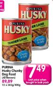 Purina Husky Chunky Dog Food-385gm/400gm Each 