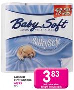 Baby Soft 2-Ply Toilet Rolls-18's
