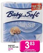 Baby Soft 2-Ply Toilet Rolls