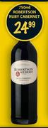 Robertson Ruby Cabernet-750ml