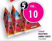Fruitree Jabba Juice-5 x 150ml