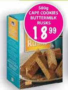 Cape Cookies Buttermilk Rusks-500gm