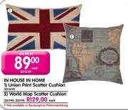 In House In Home Union Print Scatter Cushion(231237)-Each