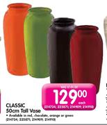 Classic Tall Vase-50cm Each