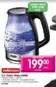 Mellerware Vision  Glass Kettle-1.7l