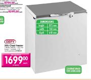 Defy Chest Freezer-205Ltr