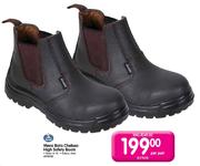 Mens Bata Chelsea High Safety Boots Sizes: 6-12 Per Pair