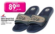 Power Mens Sports Pool Massage Sandals Sizes: 6-11 Per Pair