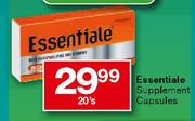 Essentiale Supplement Capsules-20's