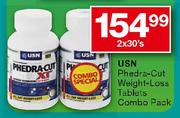 USN Phedra-Cut Weight Loss Tablets Combo Pack-2 x 30's