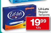 Lil-Lets Regular Tampons-12's