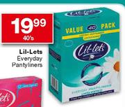 Lil-Lets Everyday Pantyliners-40's
