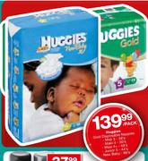 Huggies Gold Disposable Nappies-58's/50's/48's/44's/66's per pack