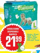 Cuddlesome Disposable Nappies Medium-8's Pack