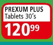 Prexum Plus Tablets-30's