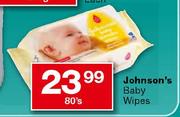 Johnson's Baby Wipes-80's