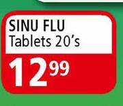 Sinu Flu Tablets-20's