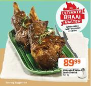 Uncooked Spiced Lamb Shanks-Per Kg