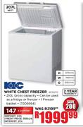 KIC White Chest Freezer-210 Ltr (KCG210)