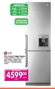 LG Combi Fridge/Freezer-315 Ltr (GRF429BLCK)