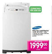 Samsung Top Load Washer-13kg