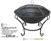 Terrace Leisure Amalfi Round Fire Pit 59x56cm-Each