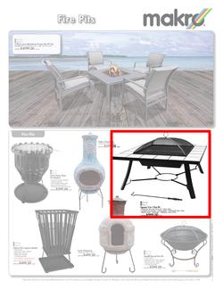 Special Terrace Leisure Square 2 In 1, Terrace Leisure Fire Pit