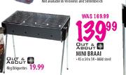 Out & About Mini Braai-45x30x14cm