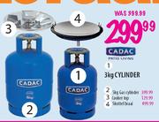 Cadac Patio Living Gas Cylinder-3kg