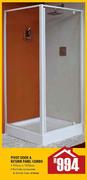 Pivot Door & Return Panel Combo-900mmx1850mm