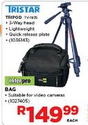 Tristar Tripod (TV-1935) Or Interpro Bag-Each 