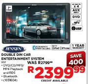 Jensen Double Din Car Entertainment System (DD7)
