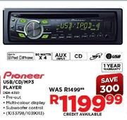 Pioneer USB/CD/MP3 Player (DEH-4350)