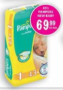 Pampers New Baby-43's Per Pack