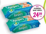 Pampers Baby Wipes-64's Each