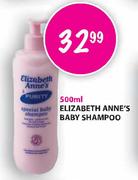 Elizabeth Anne's Baby Shampoo-500ml