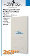 Swartland Classique Interior Hollowcore Door-813mm x 2032mm