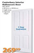Canterbury Interior Hollowcore Door-813mm x 2032mm 