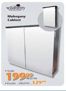 Wildberry Mahogany Cabinet Single