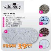 Wildberry Bath Mat-Each 