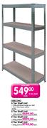 Geelong 4 Tier Shelf Unit-150kg